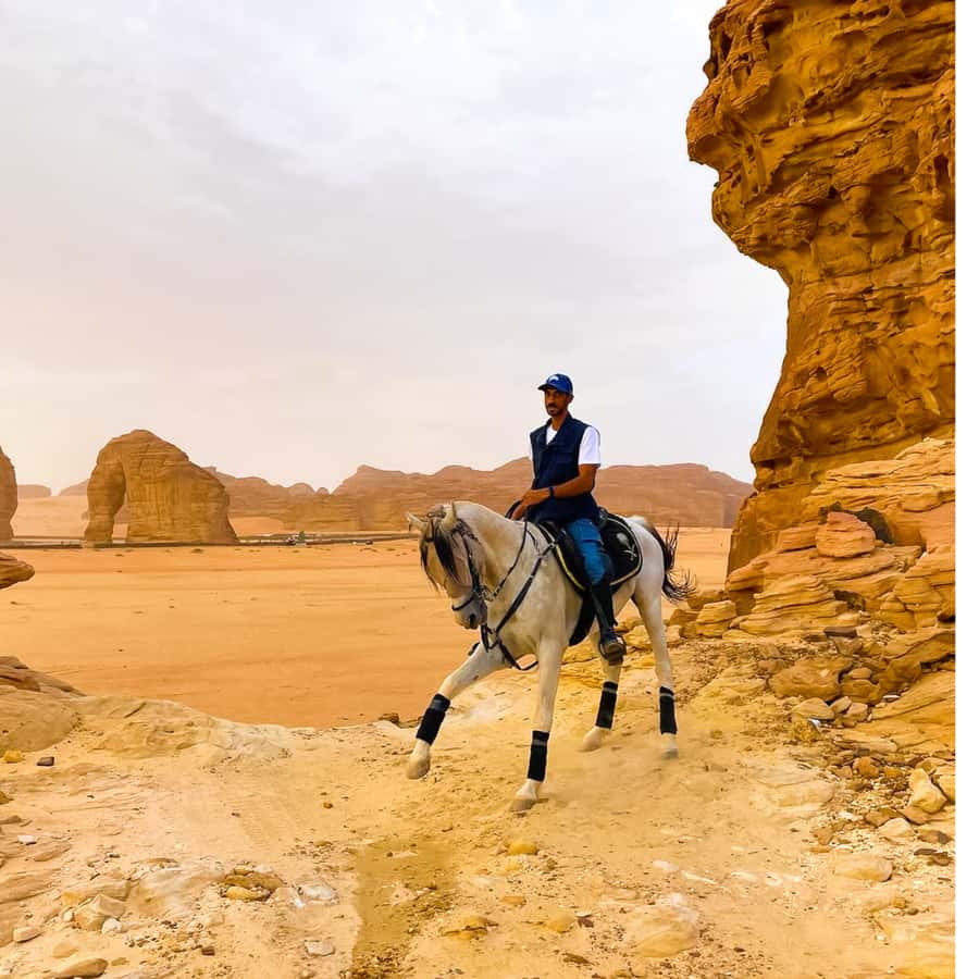 Al-Ula: Guided Horse Riding - The 15-minute safety briefing