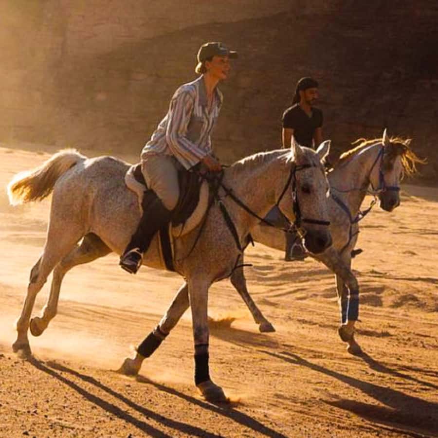 Al-Ula: Guided Horse Riding - Choosing between a farm ride and Elephant Rock
