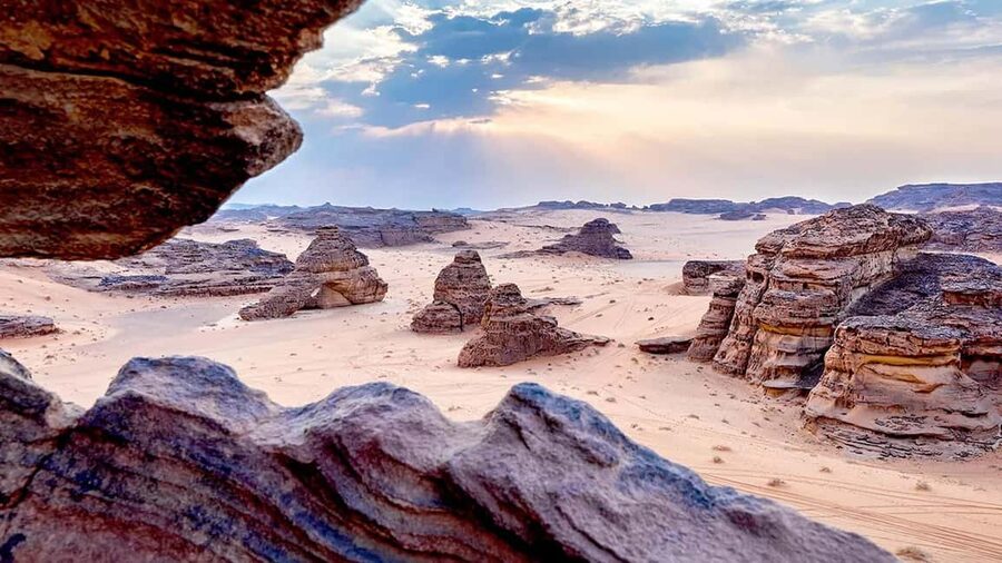 AlUla: Sharaan Nature Reserve - Reaching Sharaan by private 4x4