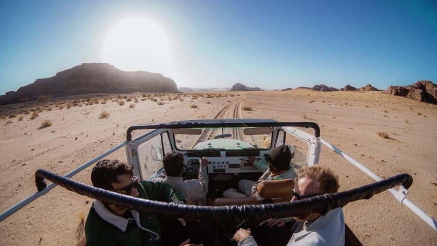 AlUla: Sharaan Nature Reserve - The desert scenery changes as you enter the reserve