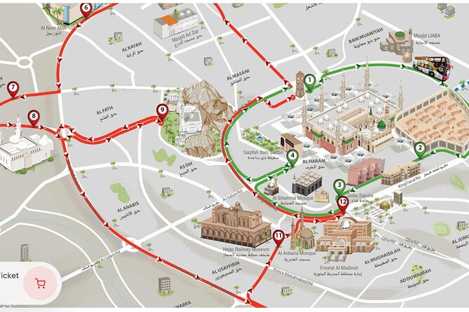 City Sightseeing Al Madinah Hop-On Hop-Off Bus Tour - Start at Al Masjid an Nabawi