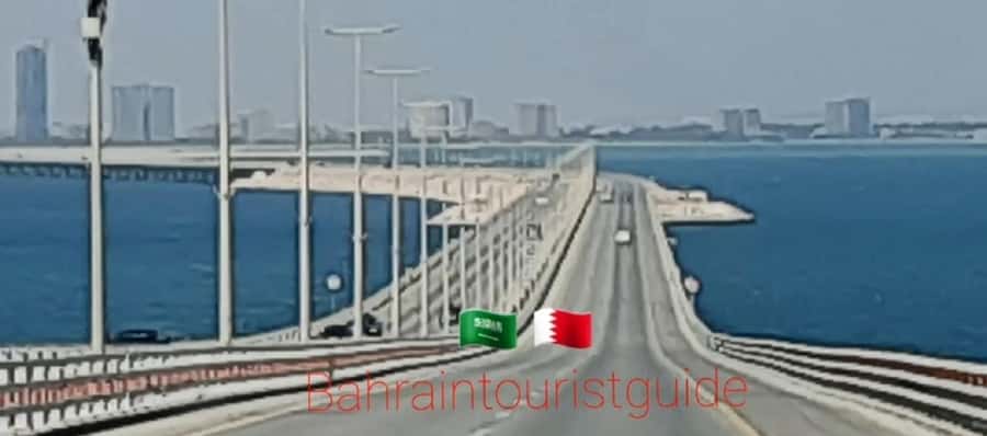 From Bahrain To Saudi Arabia - Leaving Manama and crossing King Fahad Causeway