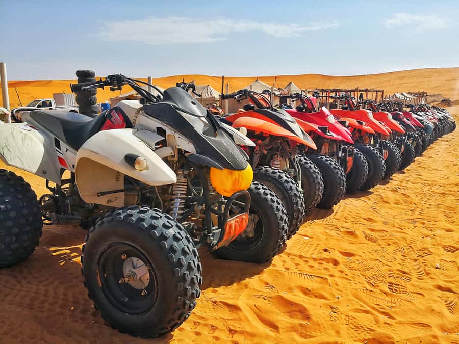 From Riyadh: Desert ATV Quad Bike Tour with Camel Ride - Two speeds in the Riyadh desert