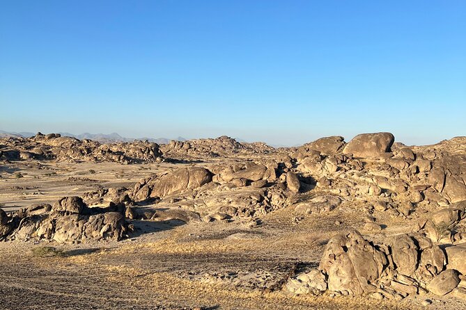 Moon Mountain Hike from Jeddah City - Walking across Moon Valley’s rocky ground