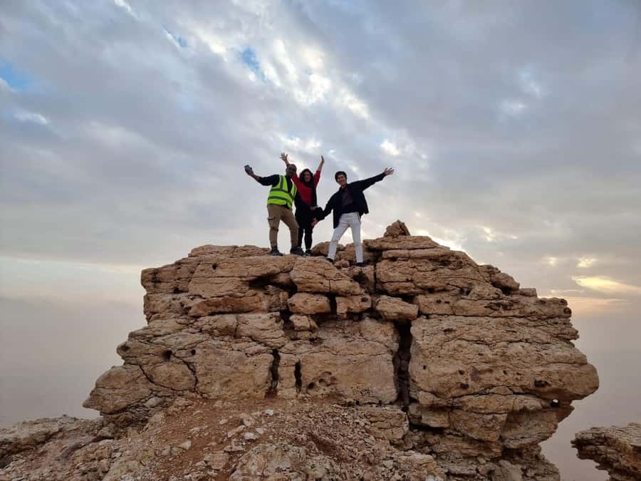 Riyadh Edge of The World and Bat Cave Visit by Bus - Bat Cave before the main cliff view