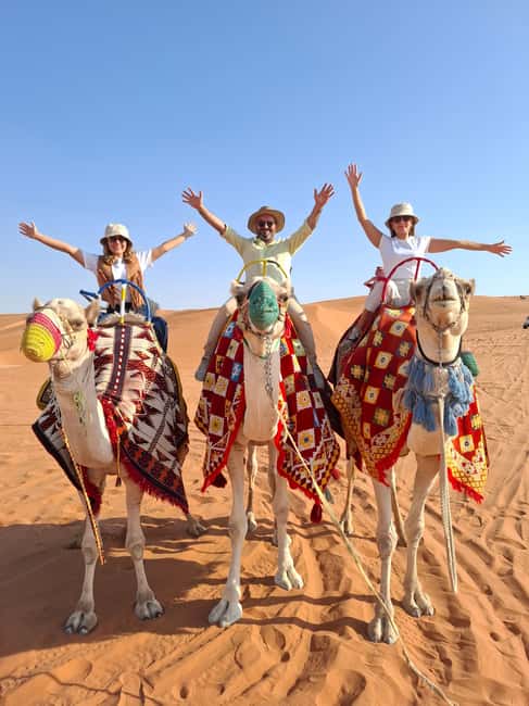 Sand Dune Desert (VIT-Quid bike + Camel Ride): Riyadh - Camel riding gives the desert a slower rhythm