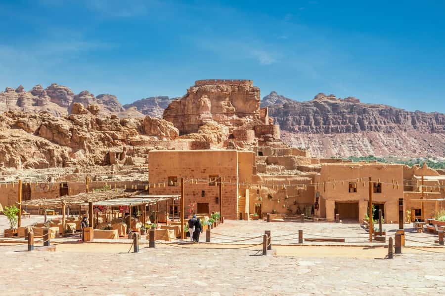 Tour AlUla's Old Town - Entering AlUla Old Town at the Visitors Center